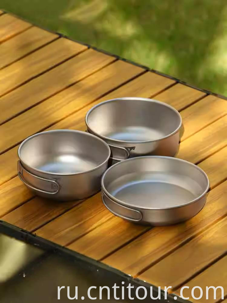 pure titanium fry pan cooking